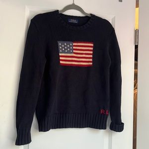 Ralph Lauren American Flag Sweater